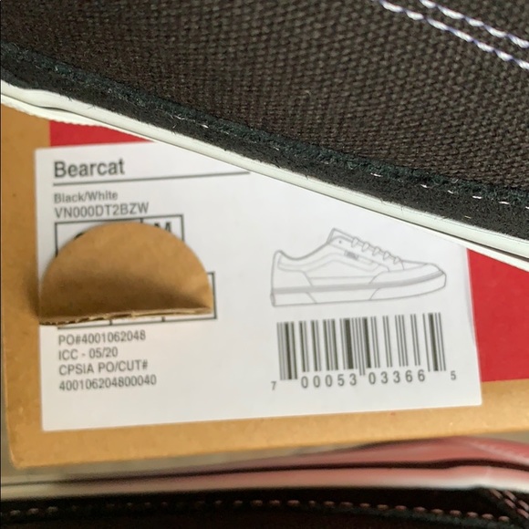 ••VANS BEARCAT BLACK/WHITE WMNS - Picture 12 of 16